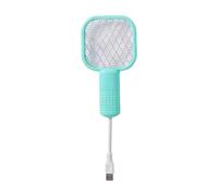 FVPKYUR Raquette Électrique Anti-Mouches, Tue Mouches Électrique Portatif, Grille de Sécurité Anti Insectes pour Maison Jardin Camping Intérieur Extérieur