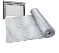 FVPKYUR Rouleau de film d'isolation thermique réfléchissant, étanche, à picots, isolation de fenêtre réfléchissante, pour camping-car, toit, porte de garage, camion et