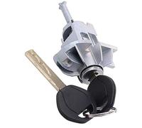 FVPWRX Barillet de serrure de porte avec 2 clés, pour Série 3 E46 316i 320ci 318ci 330ci 320cd 330cd 1998-2007 Mécanisme de verrouillage des portes de voiture