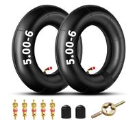 FVRITO 12x5.00-6 Inner Tube for Razor Dirt Quad 4 Wheeler electric ATV (Versions 19 and Up) Go Kart Yard Tractors wheelbarrow Lawn Mower Wagons Hand Trucks Dolly Heavy-Duty Bent Stem