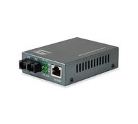 Level One Convertisseur fibre optique FVT-1106 – Monomode 1550 nm, SC, 10/100Base-TX, 120 km