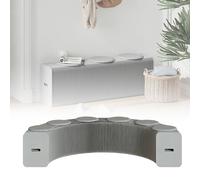 FVTVHEV Tabouret en Papier Pliant Canapé-Chaise Tabouret Relaxant en Papier Kraft Honeycomb Structure Design No Assembly Required Easy to Carry Idéal pour Les familles(Gray,28x40x200-300cm)
