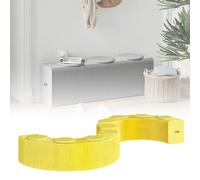 FVTVHEV Tabouret en Papier Pliant Canapé-Chaise Tabouret Relaxant en Papier Kraft Honeycomb Structure Design No Assembly Required Easy to Carry Idéal pour Les familles(Jaune,28x40x500-600cm)