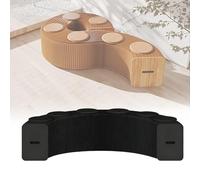 FVTVHEV Tabouret en Papier Pliant Pliable en accordéon Conception en nid d'abeille Capacité de Charge par siège 200 kg Aucun Assemblage requis Convient à Un Usage Domestique(Noir,31x44x200-300cm)
