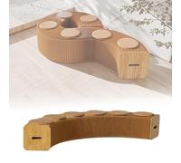 FVTVHEV Tabouret en Papier Pliant Pliable en accordéon Conception en nid d'abeille Capacité de Charge par siège 200 kg Aucun Assemblage requis Convient à Un Usage Domestique(Marron,30x30x200-300cm)