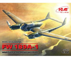 Fw 189A-1 Allemand WWII Reconnaissance Avion (100% New Moules) 1:72 Model Kit