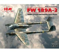 Fw 189A-2 Allemand WWII Reconnaissance Avion 1:72 Plastique Model Kit Icm