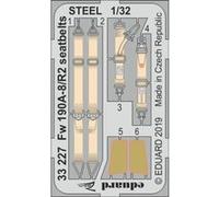 Fw 190a-8/r2 Seatbelts Steel For Revell - 1:32e - Eduard Accessories