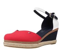 Tommy Hilfiger Chaussures Femme Semelles Compensées Espadrilles Talon Compensé, Noir (Black), 41 EU