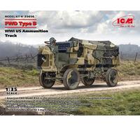 Fwd Modèl B, WWI US Munitions Camion 1:3 5 Plastique Model Kit Icm