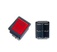 FWD-REV 6 Pin Toggle Rocker Switch Electrical Welding Machine Power 2 Position ON-OFF Red Boat Push Button NWPNLXEA(One Size)