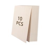 FWEEK - 10 Planches Contreplaqué Peuplier 3mm (420x300mm) - Planche Bois Non Traité pour DIY, Laser, Modélisme, Peinture - Contreplaqué Lisse, Facile à Découper