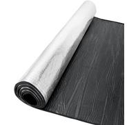 FWEEK Isolant Thermique Autocollant, Feuille Isolante Phonique et Thermique, 7mm Aluminium Autoadhésif pour Loft, Sol, Mur, 32cm x 10m