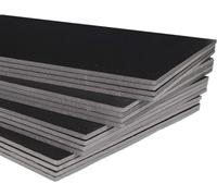 FWEEK Plaque Polystyrène Noir A3 5mm, 16pcs Carton Mousse, Polystyrène Extrudé 5mm pour Artisanat, Présentation, Modélisme et Emballage