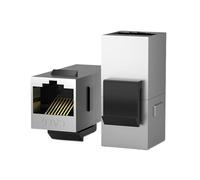 FWFDTQBSP Coupleur RJ45 en ligne 2 pièces for Cat7/CAT6A/CAT6/CAT5E femelle vers femelle(CAT7 STP)