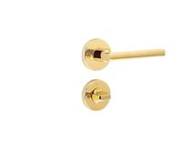 FWFDTQBSP Serrure de porte en bois Invisible, secrète fendue, serrure à langue, poignée chambre coucher intérieure, alliage zinc, cachée(PVDGoldenA01 05)