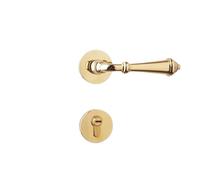 FWFDTQBSP Serrure de porte noire américaine, style nordique, antique, for intérieur, européen, or(Golden door lock)