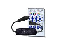 FWFDTQBSP Télécommande Musicale LED de contrôle à 28 Touches, 1 pièce, for WS2812 WS2811, Bande Lumineuse 5050 RGB adressable Individuellement(DCX28keys)