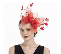 FWJUNHUYC Coiffe vintage en forme de nœud et de plume, ornement de cheveux de mariée, ornement de bal de promo, épingle