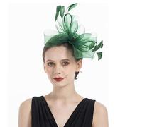 FWJUNHUYC Coiffe vintage en forme de nœud et de plume, ornement de cheveux de mariée, ornement de bal de promo, épingle