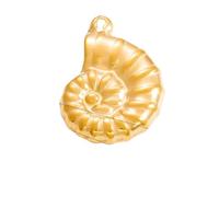 FWJUNHUYC Les accessoires de bijoux à faire soi-même ne se décolorent pas. Accessoires de collier haut de gamme galvanoplastie en or véritable 18 carats en acier inoxydable pendentif unique