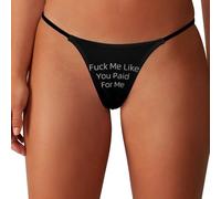 FWJZDSP Baise-Moi comme si tu avais payé pour des Hommes et des Femmes, des Strings, des Tangas, des Culottes Invisibles, des sous-vêtements en Forme de T.