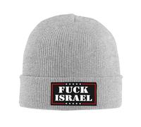 FWJZDSP Bonnet tricoté « Fuck Israel » Libérez l'Amérique d'Israël