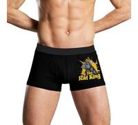 FWJZDSP Boxer Mignon pour Homme The Rat King - sous-vêtement Doux et Respirant - avec Ceinture