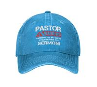 FWJZDSP Casquette de Baseball Ajustable « Pasteur Warning Anything You Say » pour Hommes