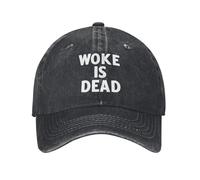 FWJZDSP Casquette Woke is Dead pour Femmes, Casquette de Baseball Mignonne