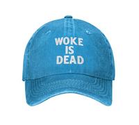 FWJZDSP Casquette Woke is Dead pour Femmes, Casquette de Baseball Mignonne
