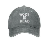 FWJZDSP Casquette Woke is Dead pour Femmes, Casquette de Baseball Mignonne