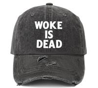 FWJZDSP Casquette Woke is Dead pour Femmes, Casquette de Papa Ajustable