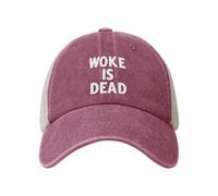 FWJZDSP Casquette « Woke is Dead » pour Hommes, Style Papa, Casquette Graphique