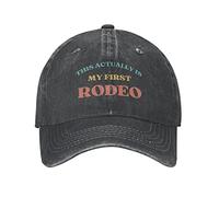 FWJZDSP C'est en Fait ma première Casquette de Camionneur de rodéo C'est en Fait ma première Casquette de rodéo Western Horse Cowboy Casquette de Baseball Unisexe