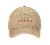 FWJZDSP C'est en Fait ma première Casquette de Camionneur de rodéo C'est en Fait ma première Casquette de rodéo Western Horse Cowboy Casquette de Baseball Unisexe