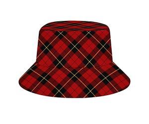 FWJZDSP Clan Wallace Hunting Tartan Vert et Noir P Chapeaux Seau Casquette de Soleil Pliable en Plein air Mode Chapeau de pêcheur pour Femmes et Hommes