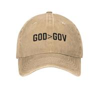 FWJZDSP Dieu est Plus Grand Que Le Gouvernement - Casquette chrétienne 2024 - Style Camionneur