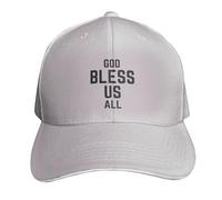 FWJZDSP Dieu Nous bénisse Tous Chapeau de Camionneur J'aime jésus-Christ jésus t'aime amérique jésus 2324 Notre Seul Espoir Casquette de Baseball Noir