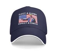 FWJZDSP Élisez Un Clown, Attendez-Vous à Un Cirque. Chapeau Anti-47 Classique Ajustable à visière incurvée. Casquette de Baseball