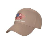 FWJZDSP en Dieu Nous croyons Drapeau Chapeau Jésus Chapeau chrétien américain Dieu Jésus pour Hommes Femmes Casquette de Baseball Camionneur Papa