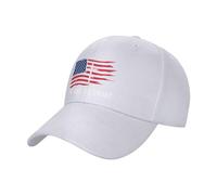 FWJZDSP en Dieu Nous croyons Drapeau Chapeau Jésus Chapeau chrétien américain Dieu Jésus pour Hommes Femmes Casquette de Baseball Camionneur Papa