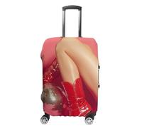 FWJZDSP Housse de Protection pour Valise imprimée à Motif Bottes, Lavable et Anti-Rayures, Taille L