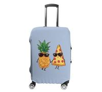 FWJZDSP Housse de Protection pour Valise Pine Pizza Party, imprimée, Lavable, Anti-Rayures, Taille M