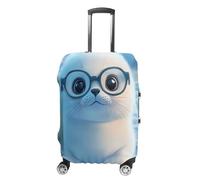 FWJZDSP Housse de Protection pour Valise Seal-Pups, imprimée, Lavable, Anti-Rayures, Taille S