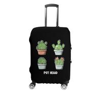 FWJZDSP Housse de Valise Humoristique à Motif de Plante grasse et de Cannabis, imprimée, Lavable, Anti-Rayures, Taille S
