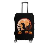 FWJZDSP Housse de Valise imprimée avec Motif Teckel Moonshine, Lavable et Anti-Rayures, Taille S