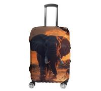 FWJZDSP Housse de Valise Sunset Elephant (1) - Imprimée, Lavable, Anti-Rayures, XL