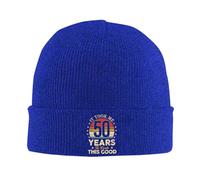 FWJZDSP Il m'a Fallu 50 Ans pour être Aussi Beau/Belle - Bonnet en Maille - Cadeau - Homme - Femme - Noir