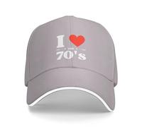 FWJZDSP J'adore Le Chapeau des années 70, Casquette d'anniversaire Vintage des années 70, édition limitée, Chapeau décontracté, Casquette de Baseball, Casquette de Camionneur Bill, Femmes et Hommes